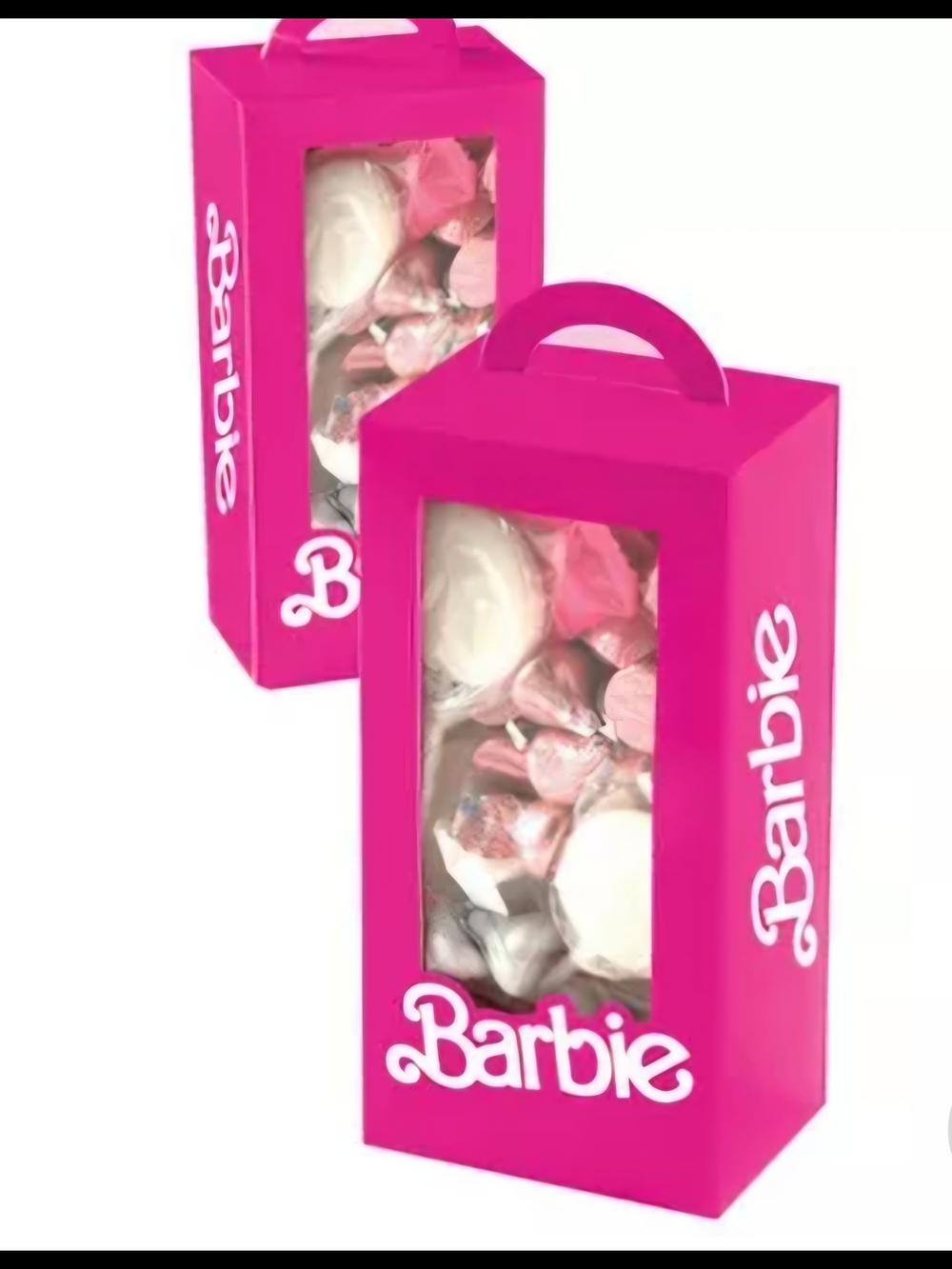 Malibu Barbie Hot Pink Card Stock  Treats Gift Box